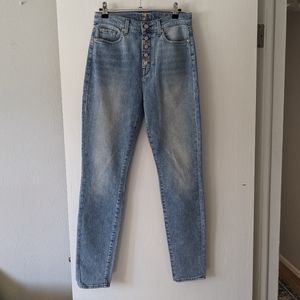 High Waist Skinny 7 For All Mankind